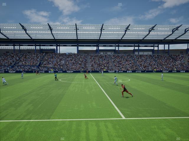 Sporting Park - Section Shield Club 107 Seat View