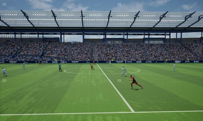 Sporting Park - Section Shield Club 107 Seat View