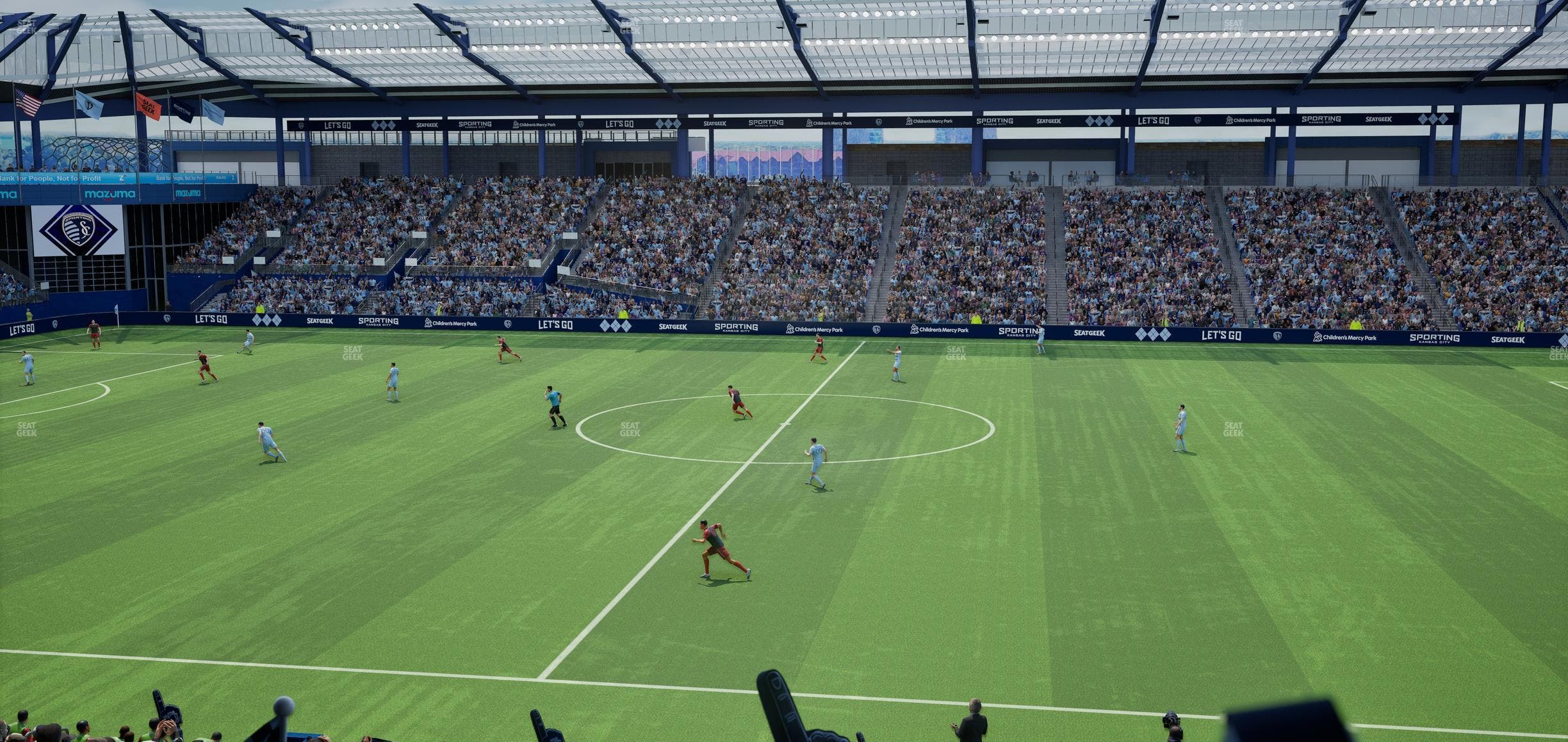 Sporting Park - Section Shield Club 108 Seat View