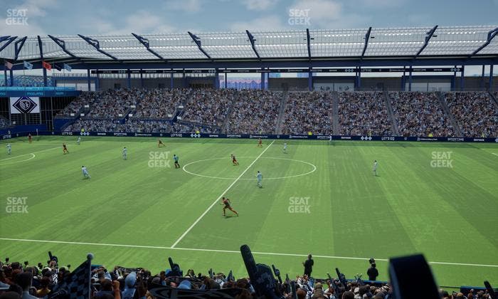 Sporting Park - Section Shield Club 108 Seat View