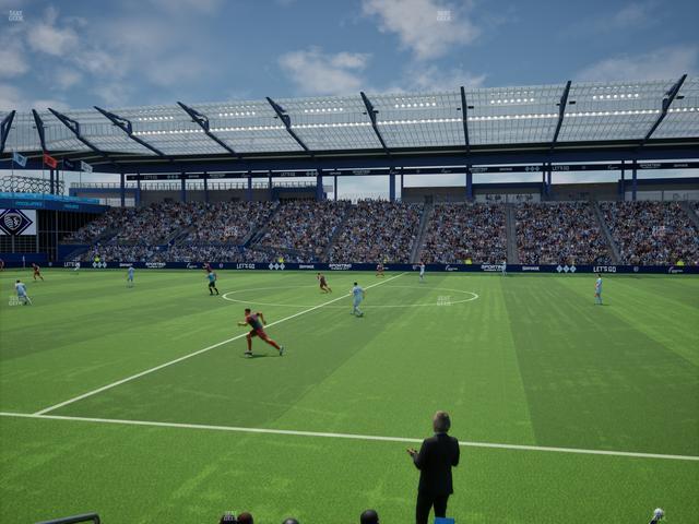 Sporting Park - Section Shield Club 108 Seat View