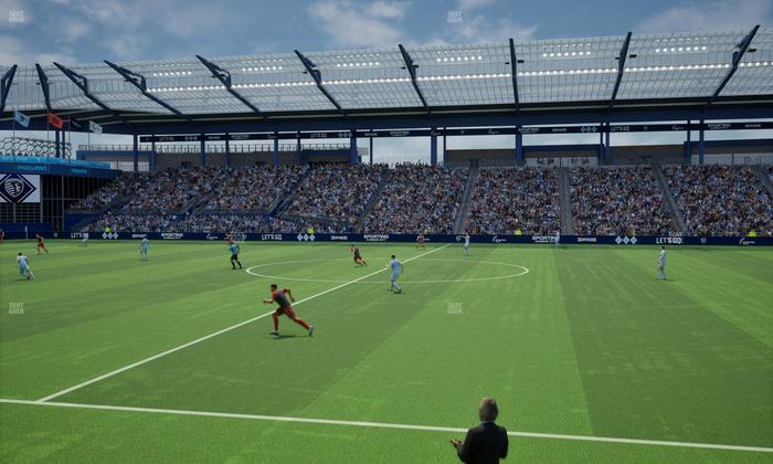 Sporting Park - Section Shield Club 108 Seat View