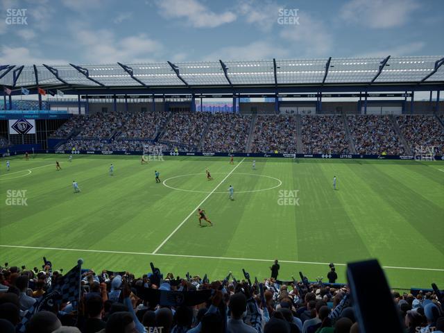 Sporting Park - Section Shield Club 108 Seat View