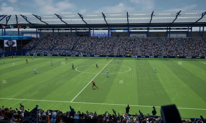 Sporting Park - Section Shield Club 108 Seat View