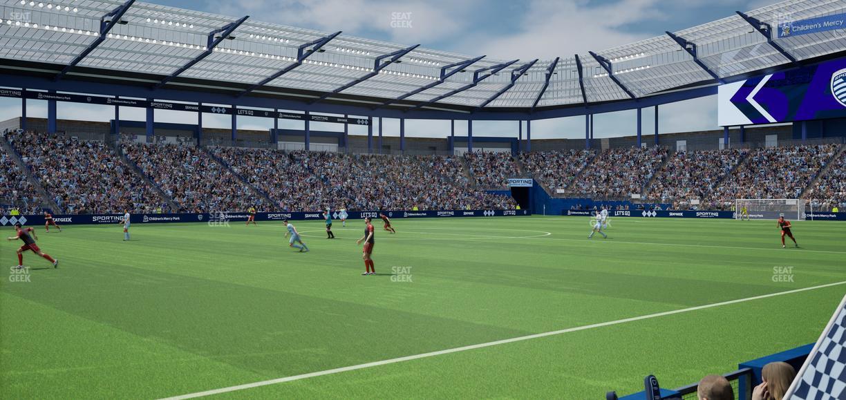 Sporting Park - Section U M B Field Club 1 Seat View