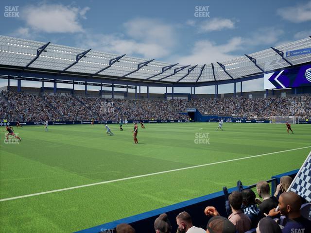 Sporting Park - Section U M B Field Club 1 Seat View