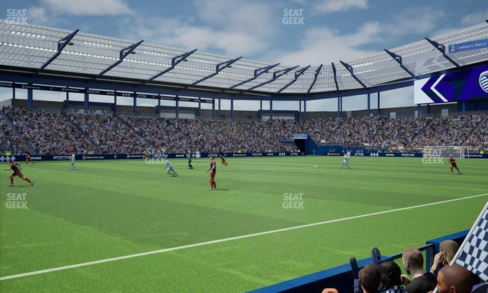 Sporting Park - Section U M B Field Club 1 Seat View