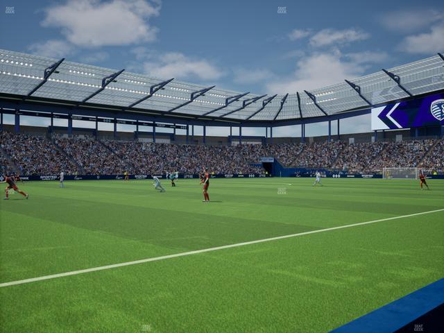 Sporting Park - Section U M B Field Club 1 Seat View