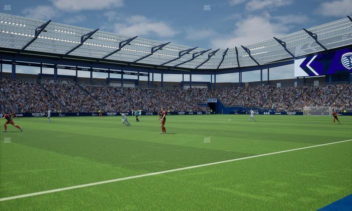 Sporting Park - Section U M B Field Club 1 Seat View