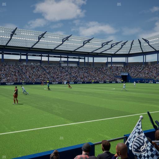 Sporting Park - Section U M B Field Club 2 Seat View