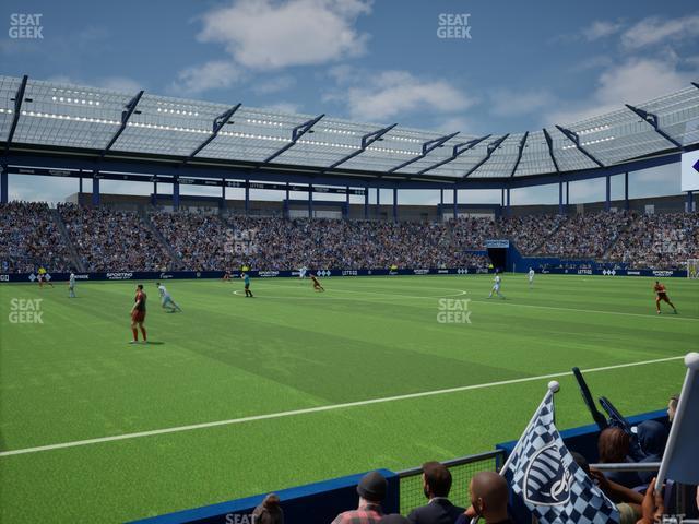 Sporting Park - Section U M B Field Club 2 Seat View