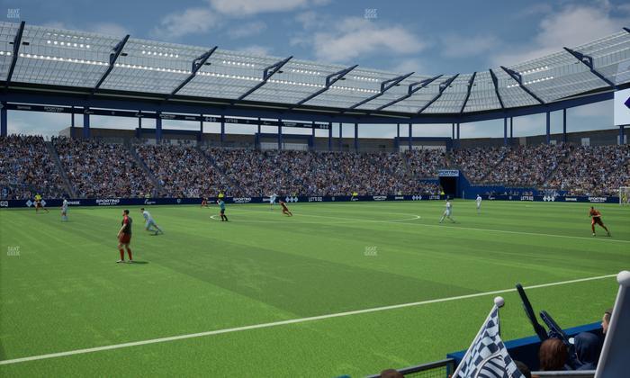 Sporting Park - Section U M B Field Club 2 Seat View