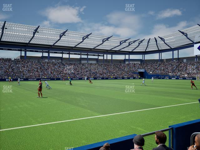 Sporting Park - Section U M B Field Club 2 Seat View