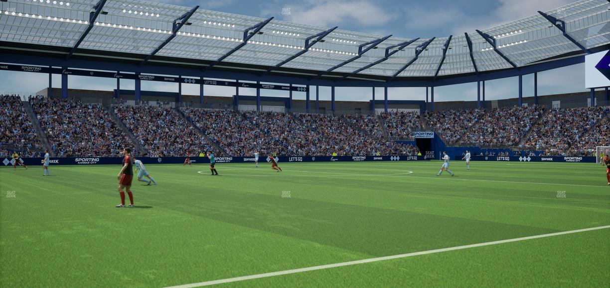 Sporting Park - Section U M B Field Club 2 Seat View