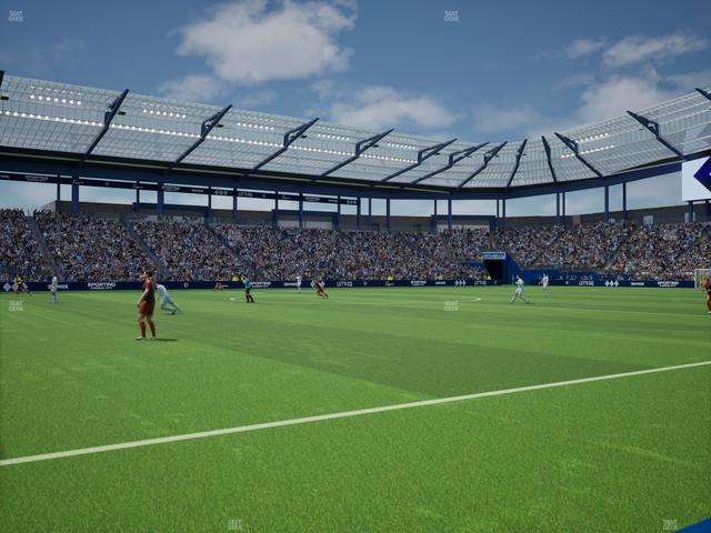 Sporting Park - Section U M B Field Club 2 Seat View