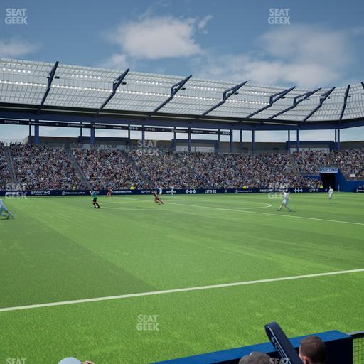 Sporting Park - Section U M B Field Club 3 Seat View