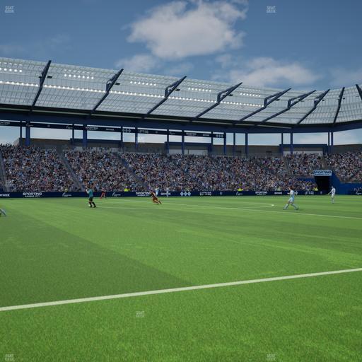 Sporting Park - Section U M B Field Club 3 Seat View