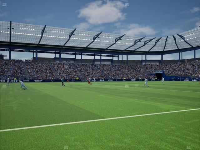 Sporting Park - Section U M B Field Club 3 Seat View