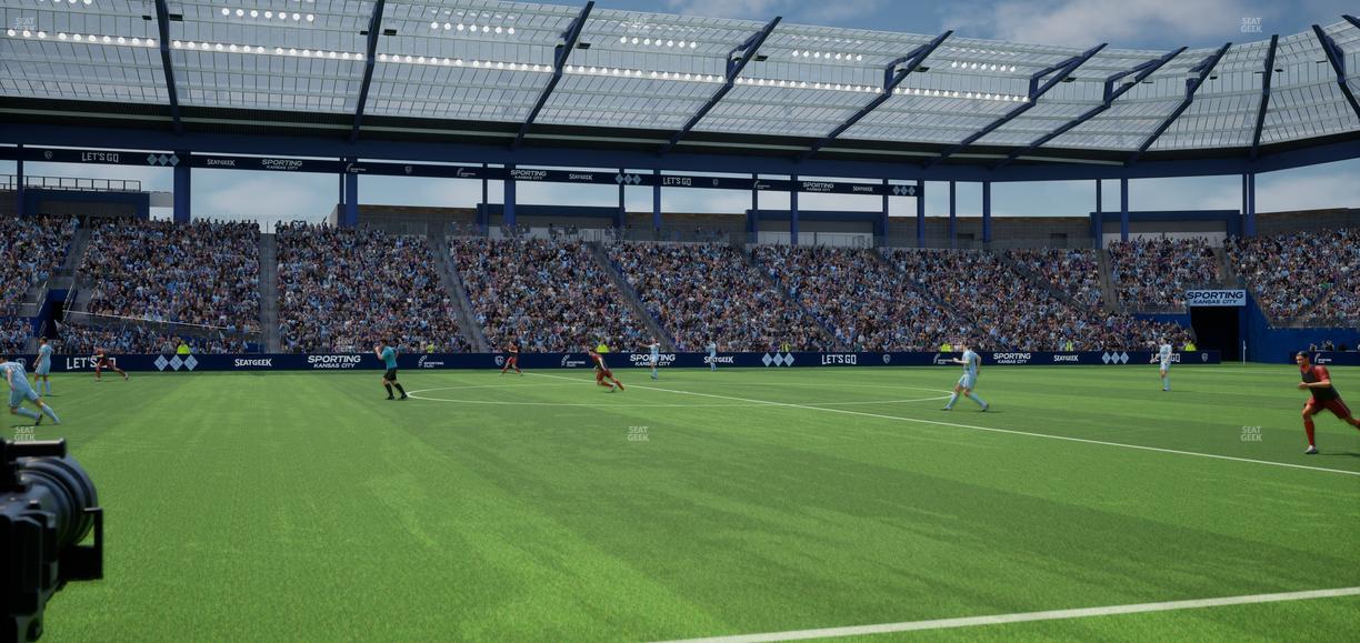 Sporting Park - Section U M B Field Club 4 Seat View