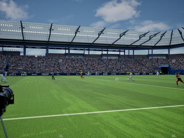 Sporting Park - Section U M B Field Club 4 Seat View