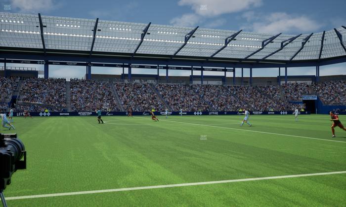 Sporting Park - Section U M B Field Club 4 Seat View