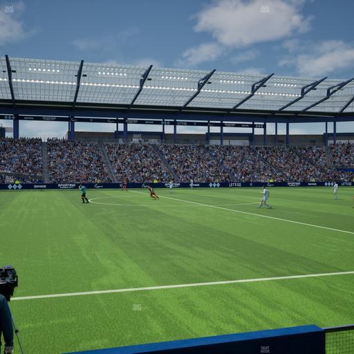 Sporting Park - Section U M B Field Club 4 Seat View