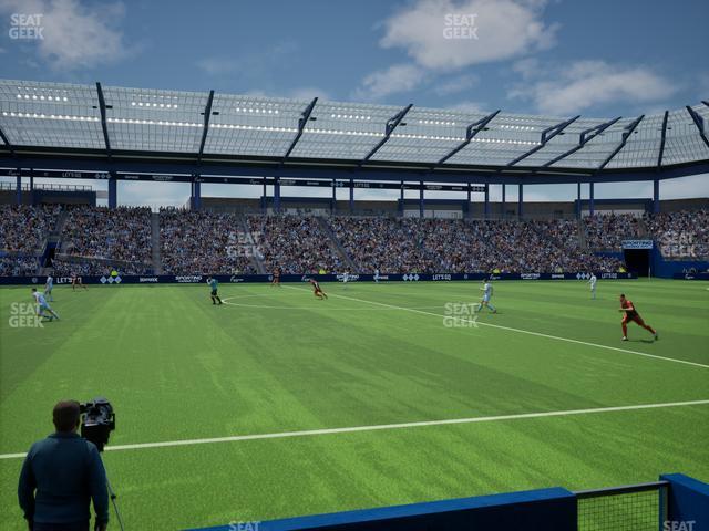 Sporting Park - Section U M B Field Club 4 Seat View