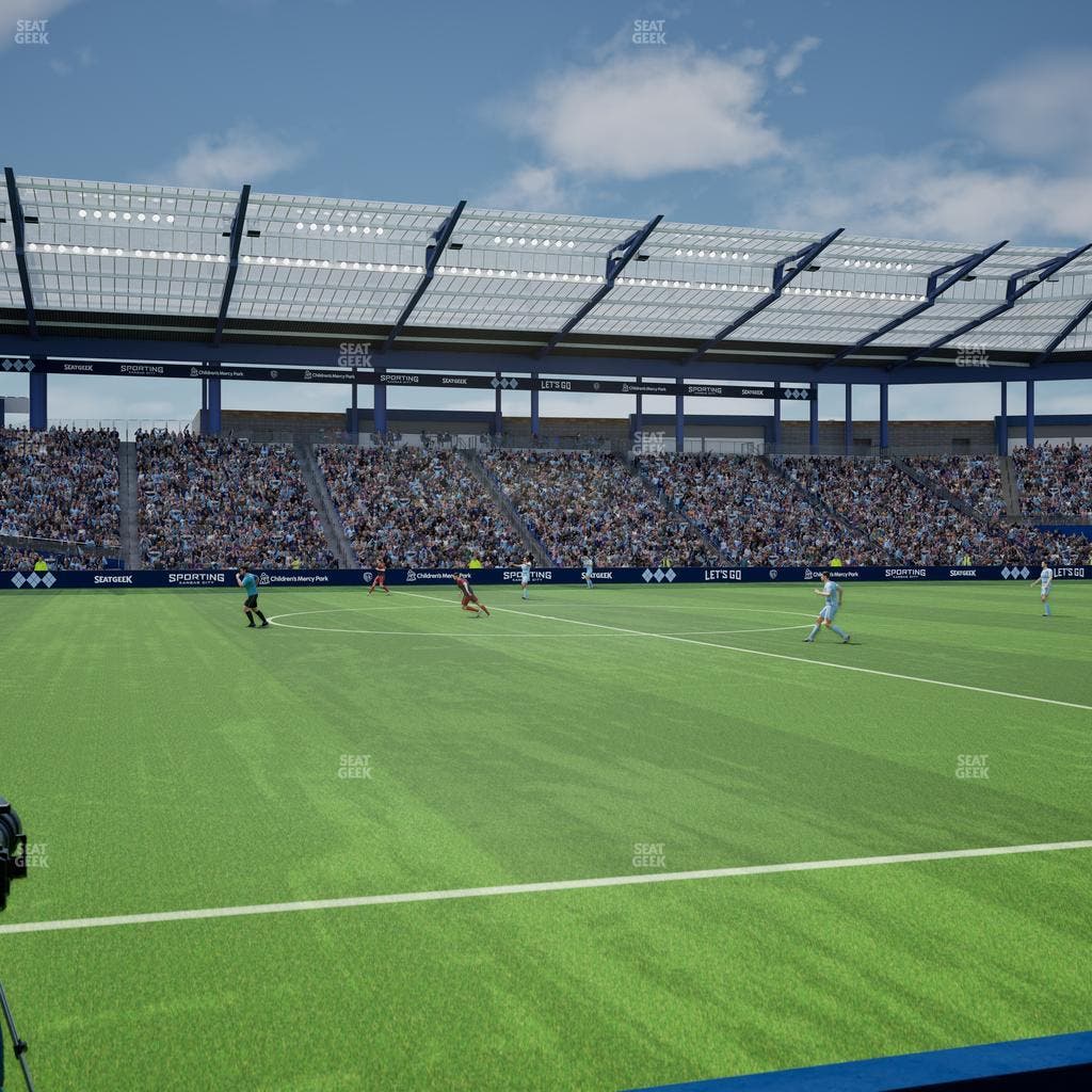 Sporting Park - Section U M B Field Club 4 Seat View