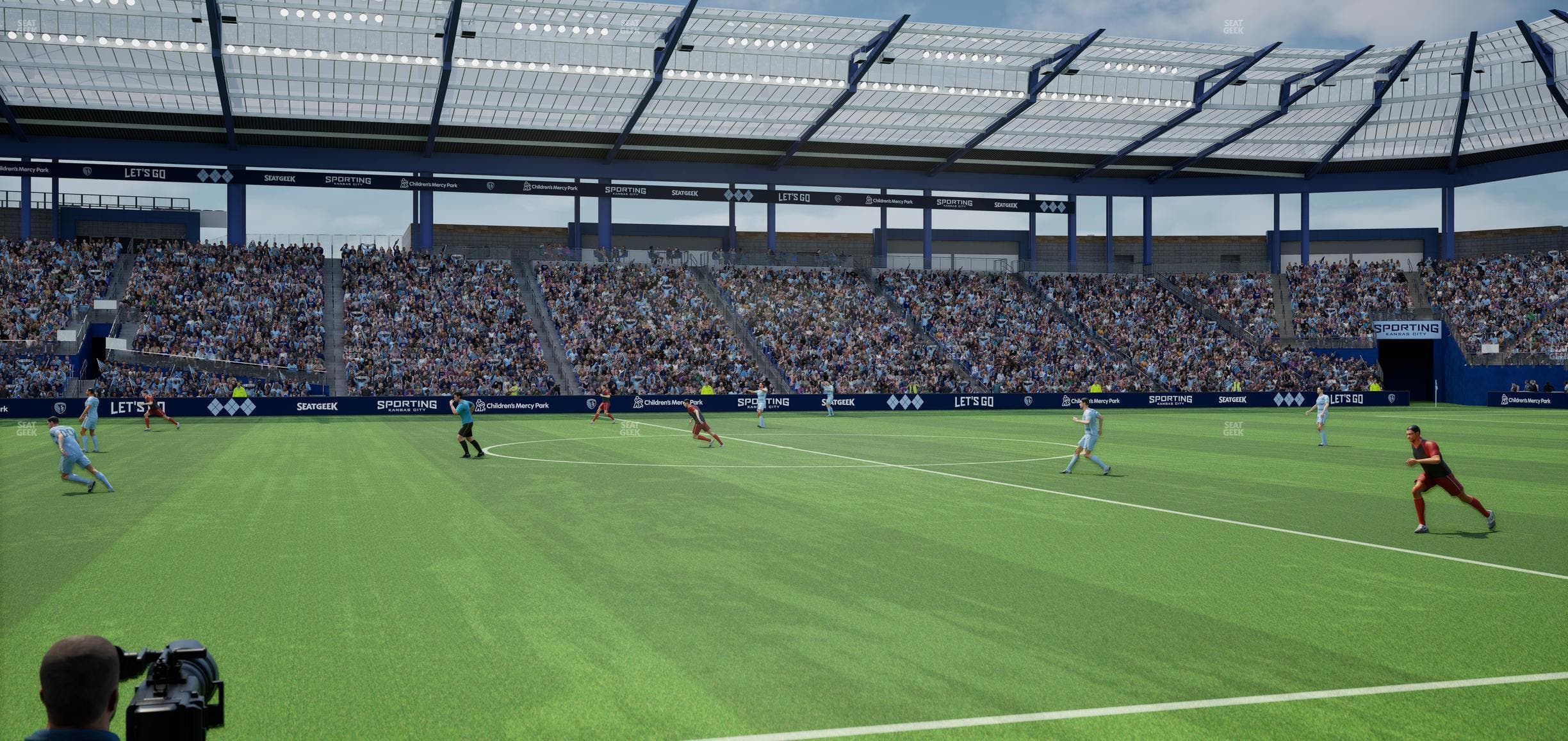 Sporting Park - Section U M B Field Club 4 Seat View