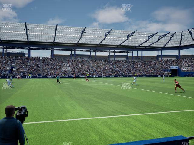 Sporting Park - Section U M B Field Club 4 Seat View