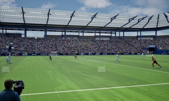 Sporting Park - Section U M B Field Club 4 Seat View