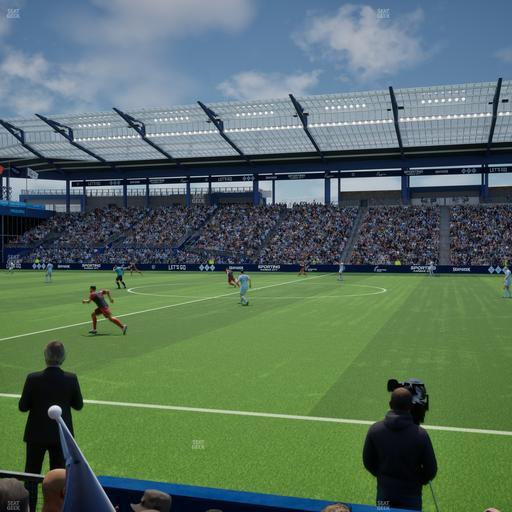 Sporting Park - Section U M B Field Club 5 Seat View