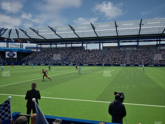 Sporting Park - Section U M B Field Club 5 Seat View