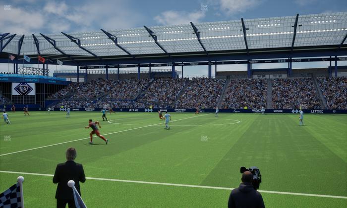 Sporting Park - Section U M B Field Club 5 Seat View