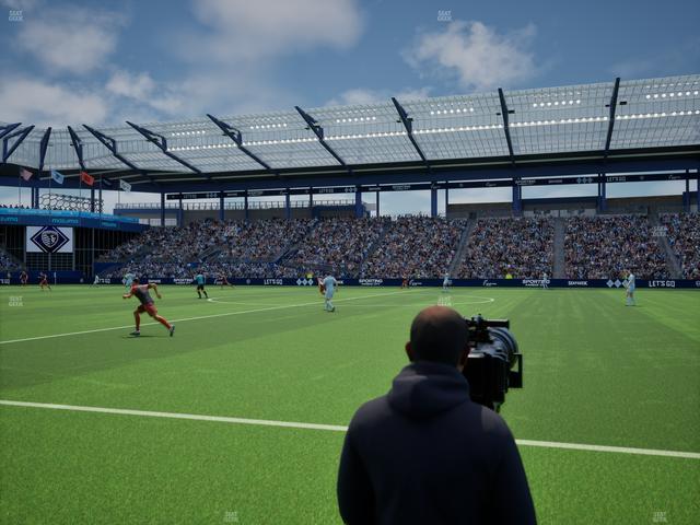 Sporting Park - Section U M B Field Club 5 Seat View