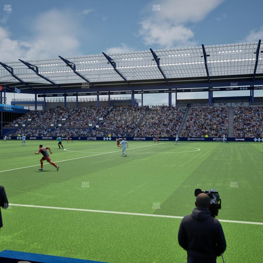 Sporting Park - Section U M B Field Club 5 Seat View