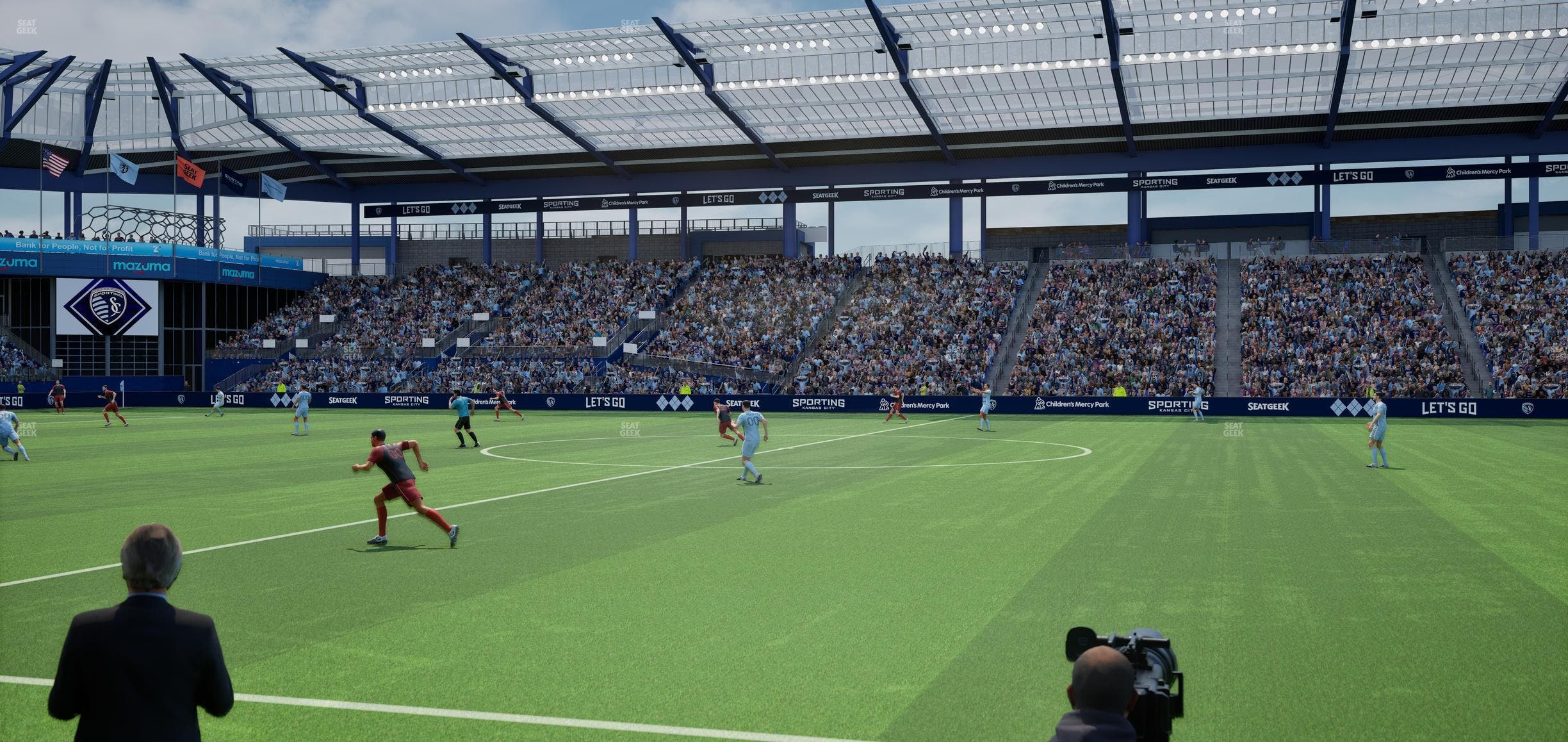 Sporting Park - Section U M B Field Club 5 Seat View