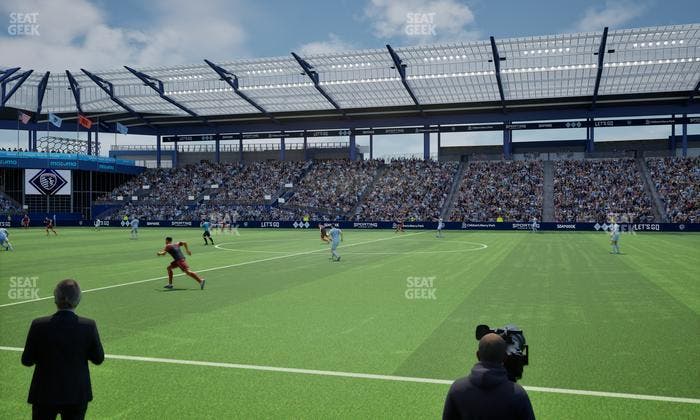 Sporting Park - Section U M B Field Club 5 Seat View