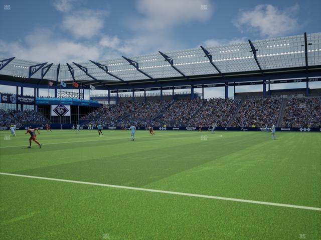 Sporting Park - Section U M B Field Club 6 Seat View