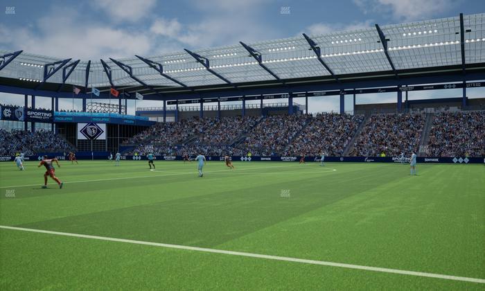 Sporting Park - Section U M B Field Club 6 Seat View