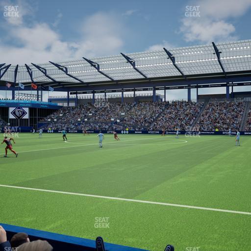 Sporting Park - Section U M B Field Club 6 Seat View