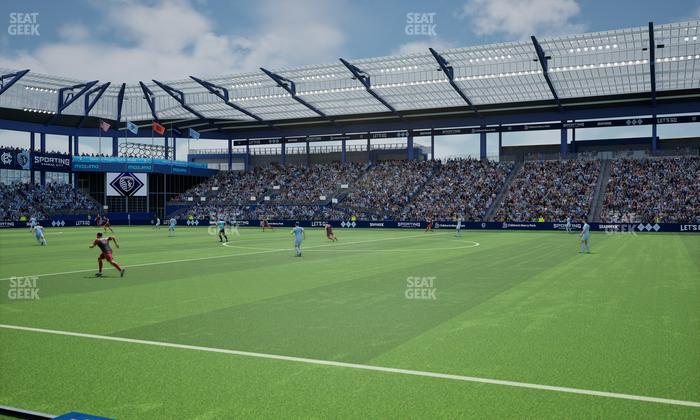 Sporting Park - Section U M B Field Club 6 Seat View