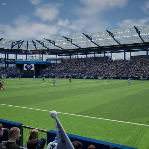 Sporting Park - Section U M B Field Club 7 Seat View