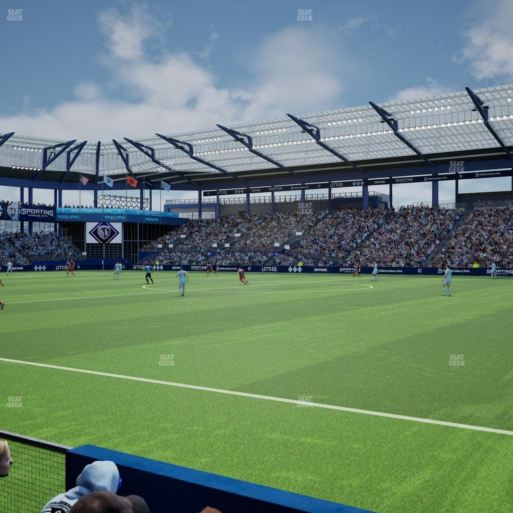 Sporting Park - Section U M B Field Club 7 Seat View