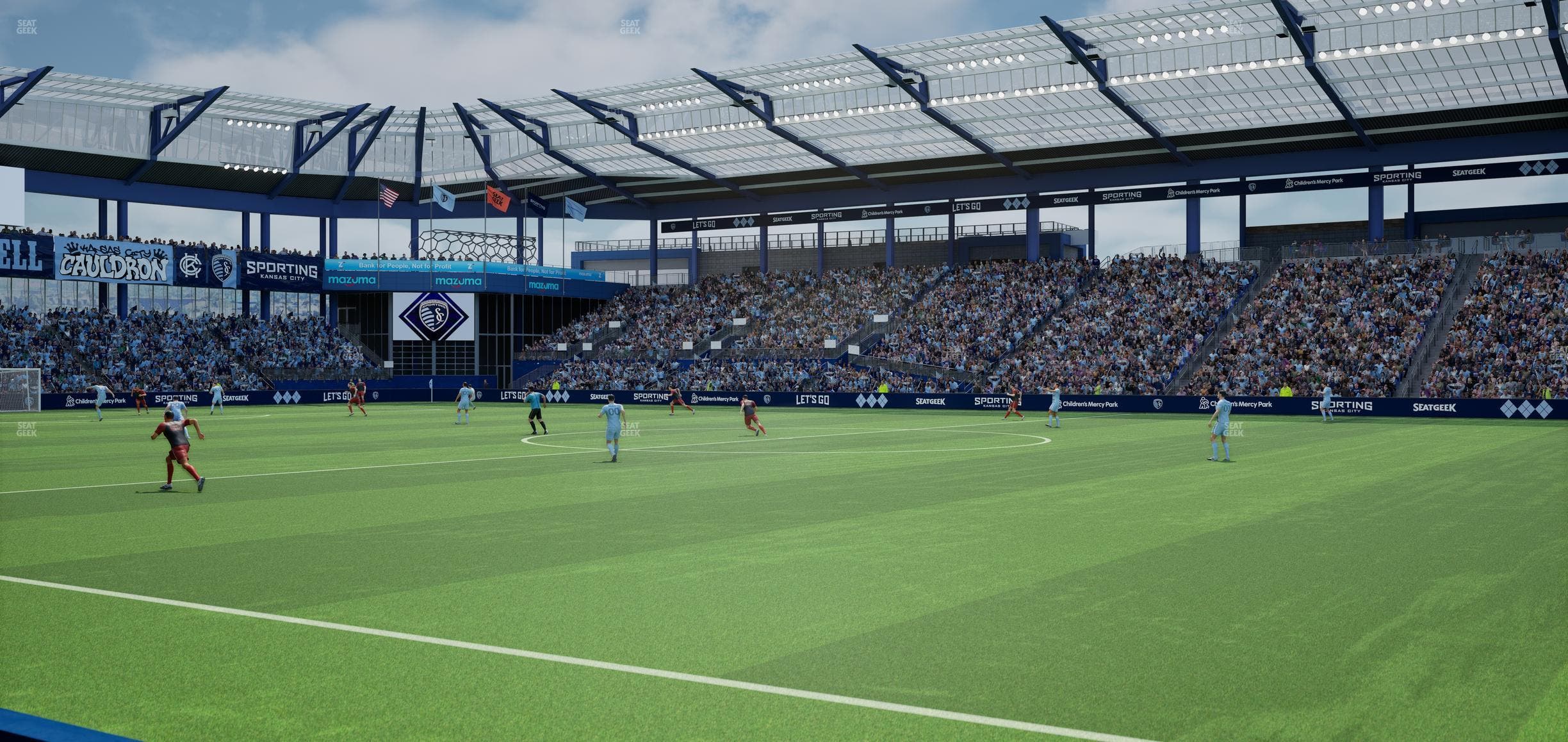 Sporting Park - Section U M B Field Club 7 Seat View