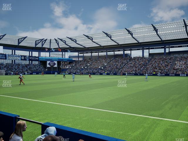 Sporting Park - Section U M B Field Club 7 Seat View