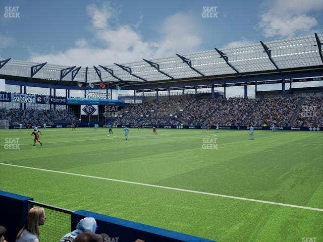 Sporting Park - Section U M B Field Club 7 Seat View