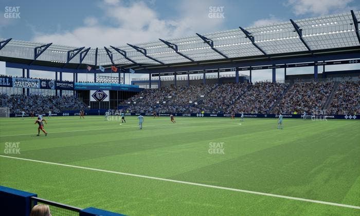 Sporting Park - Section U M B Field Club 7 Seat View