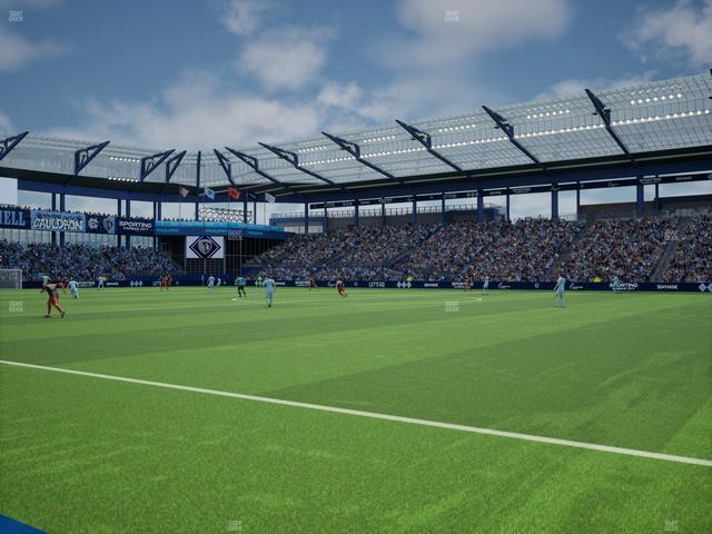 Sporting Park - Section U M B Field Club 7 Seat View