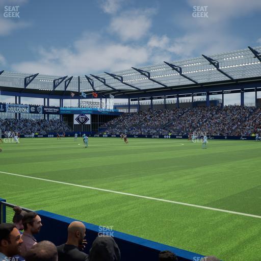 Sporting Park - Section U M B Field Club 8 Seat View